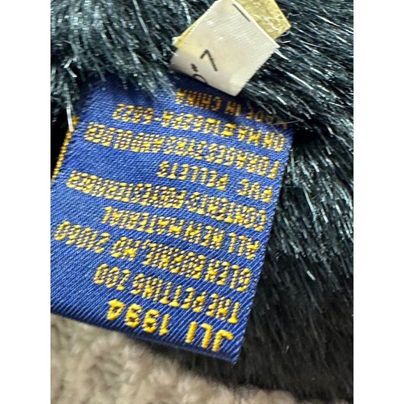 The Petting Zoo Black Bear God Bless America Teddy Bear 19” - Picture 4 of 6